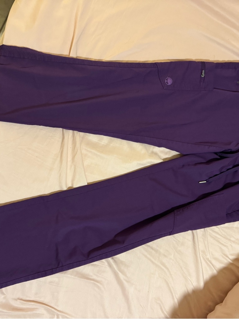 healing hands Purple Women's Scrub set - Picture 2 of 4
